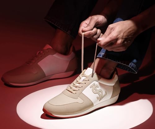 Image of LOUIS STITCH Men's Casual Lightweight Lace-Up Sneakers for Men| Cushioned Comfort | TPR Sole | Lightweight & Comfortable Casual Lace-Up Shoes | LSP-SNK-AVI-Low Top Sneakers