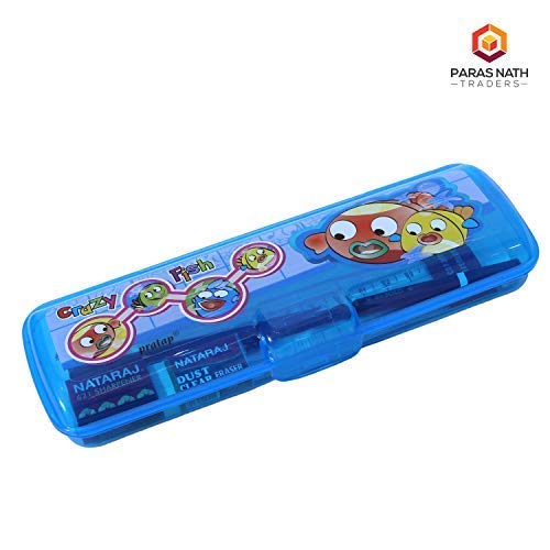 Image of LUCID...We Build Relations Pencil Case Set for School Use with Branded Stationery for Birthday Parties Return Gift Purpose with Complementary Gift Wrap. (Pack of 18)