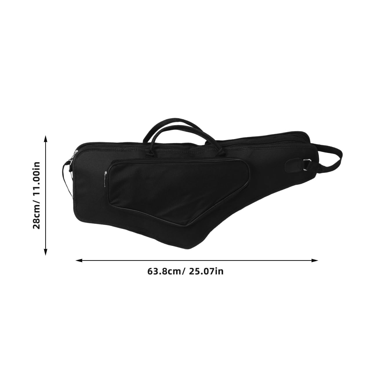 ibasenice Altsaxophon-Tasche 25,12x11,02x2,76 in wasserdicht & stoßfest – Schutz vor Feuchtigkeit und Stößen für Musiker, ideal zum Transport und Aufbewahren unterwegs