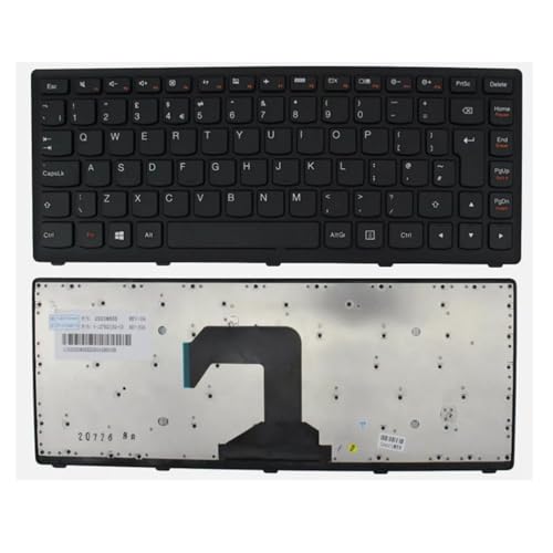 Clavier Lenovo Ideapad S400 Touch de qualit&eacute; sup&eacute;rieure pour ch&acirc;ssis portable noir