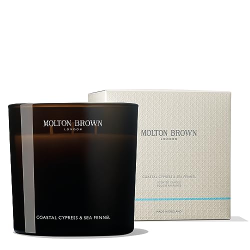 Molton Brown Coastal Cypress and Sea Fennel Luxury Scented Triple Wick Candle 600 g