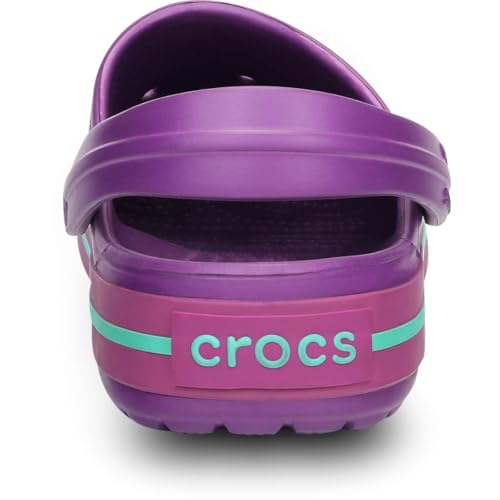Image of Crocs Women's Crocband Clog | Comfortable Slip on Casual Water Shoe, Purple Amethyst Viola, 9 UK Men / 10 UK Women