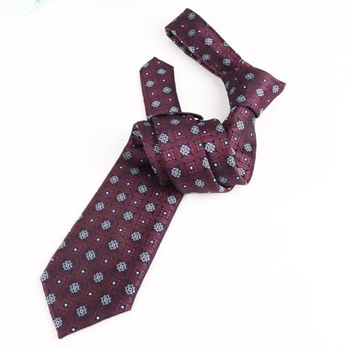 Image of Alizeal Mens Vintage Solid Plaid Tie with Pocket Square 3.15inches Necktie Set
