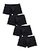 David Archy Men's 4 Pack Polyamide Fast Dry Support Pouch Trunks