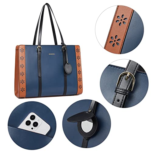 Bolso para laptop BOSTANTEN 15.6 pulgadas cuero vintage miniatura 4