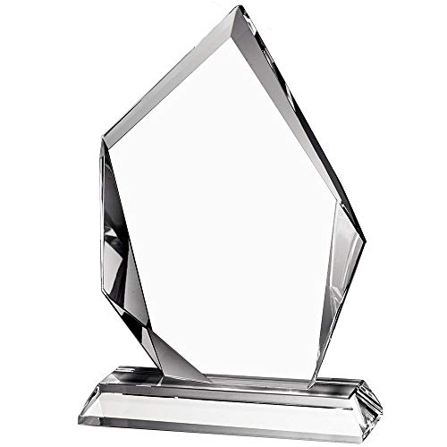 Premio Dominoes Apex Crystal, 6" H Grabado Personalizado miniatura 3