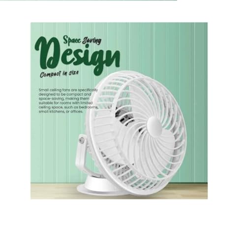 Image of STARVIN 9 Inch Table Fan for Home & Office | Medium Size Desk Fan with 3 Mode Adjustable Speed | 2400 RPM Motor Low Noise Air Circulation Fan (White)