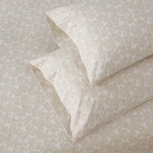 Image of Martha Stewart - Cotton Percale Queen Sheet Set with Pillowcases