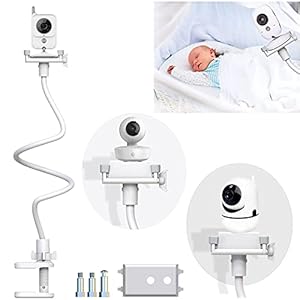 Soporte para Cámara de Vigilabebes Soporte Universal con Palo Flexible para Fijar la Cámara de bebé,soporte de cámara flexible para la habitación de los niños, compatible con la mayoría de vigilabebés