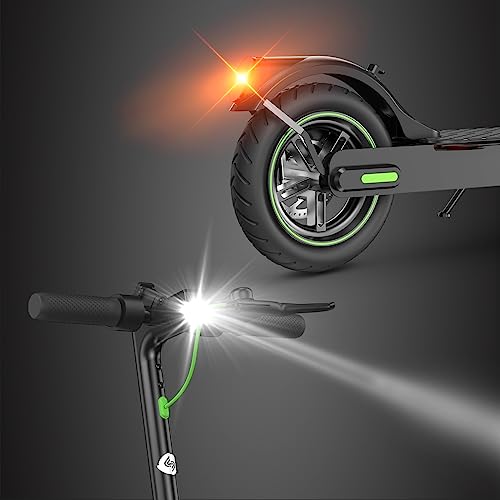 Isinwheel S9 Pro Electric Scooter 18 Miles Long Range And 15-18 Mph Portable Folding Commuting Scooter For Adults, Dual Brakes & App Support #TOP5