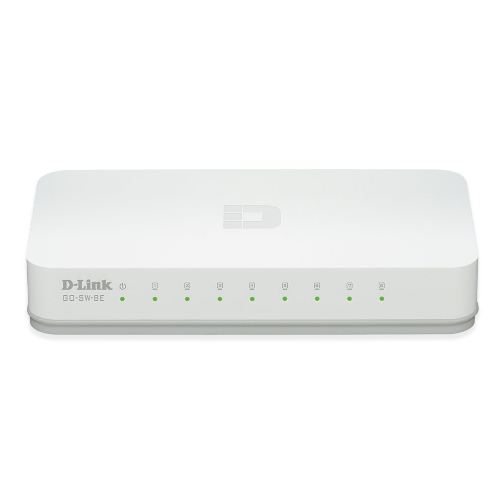 D-Link GO-SW-8E 8-Port Fast Ethernet Easy Desktop Switch