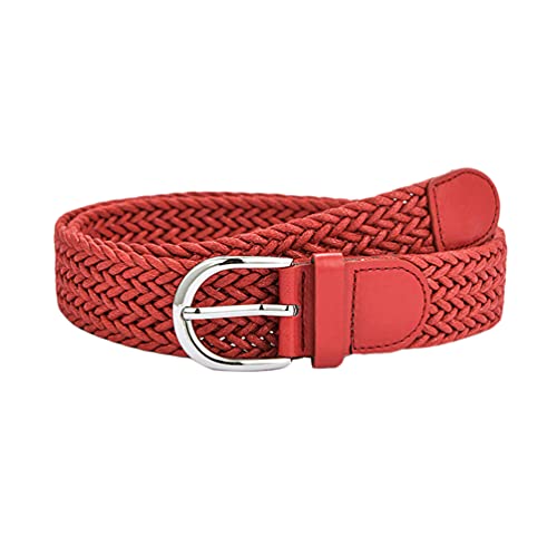 Canvas Elastic Braided Belt Elastic Fabric Woven Belt Casual Webbed Vintage Belt