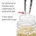 5-Pack - Easy to Grasp - Grab Them with Tongs - Glass Fermentation Weights with Handles for Wide Mouth Mason Jars