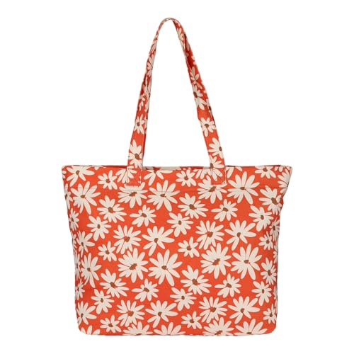 Image of Roxy Cotton Tote Bag | Everyday Carry | Beach | Travel | Vacation | Reusable | Lightweight