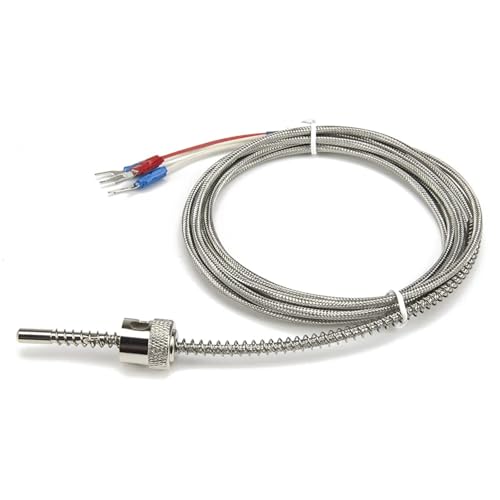 Sensor de temperatura RTD FTARS02 PT100 con bayoneta ajustable de 12 mm y cable de 2 m 2