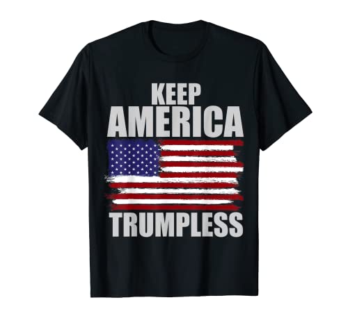 Keep America Trumpless American Flag Demócrata Party Lovers Camiseta