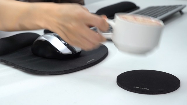 Tappetino Mouse Ergonomico 3-in-1 Con Poggiapolsi - Memory Foam Antiscivolo | Per Ufficio E Gaming - Foto 10