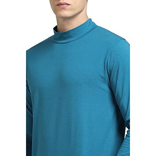 Image of Jack & Jones Men's Cotton Solid Slim Fit Crew Neck T-Shirt