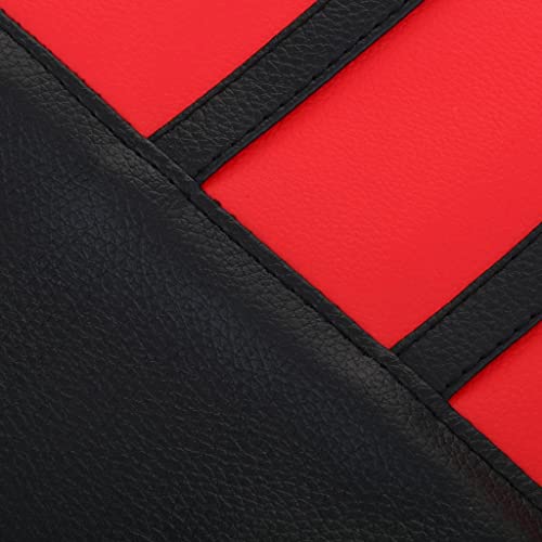 Housse de coussin de selle rouge rembourrée pour selle de vélo confortable - 4