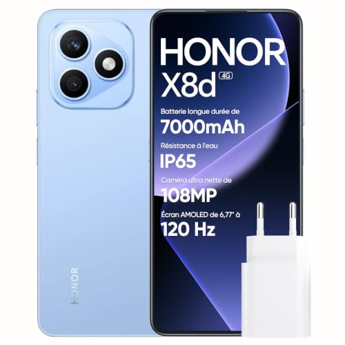 HONOR X8d 4G Smartphone, Écran AMOLED...