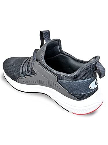 Image of Allen Cooper Training,Road Running,Cricket,Gym,Sports Comfortable Extra Max Cusion with Memory Foam Insole Running Shoes for Men(552|Grey /Black /Olive-Sizes 6,7,8,9,10)