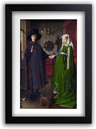The Arnolfini Portrait Jan van Eyck Tableau A3 Encadré