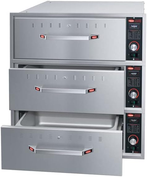 Hatco HDW-3BN Hdw-3 Freestanding Drawer Warmer - 3 Drawers - Built-In Drawer Warmers-HDW-3BN