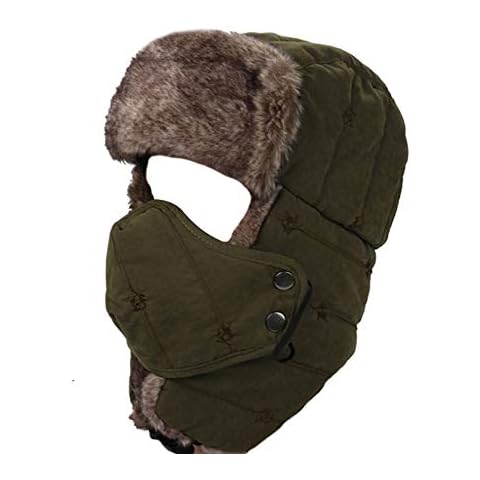 Amorar Gorro de Aviador con Máscara Facial Cover