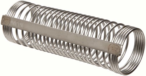 Precision Brand Unicoil Stainless Steel Size #15 Hose Bender, 3.6" Length, 5/8" ID