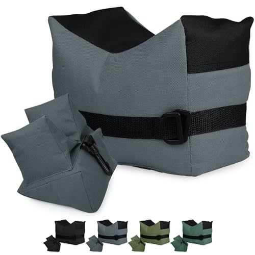 Feyachi Outdoor Riposo Borsa Riposo anteriore e posteriore supporto SandBag Stand monta con 600 denari poliestere costruzione durevole e resistenza all'acqua per la caccia fucile