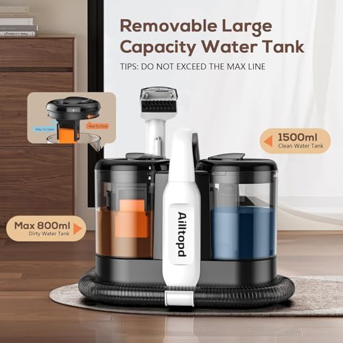 Image of Portable Spot Cleaner Machine for Carpet and Upholstery