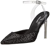 NINE WEST Women's Sparkel5 Pump, Black, 7.5