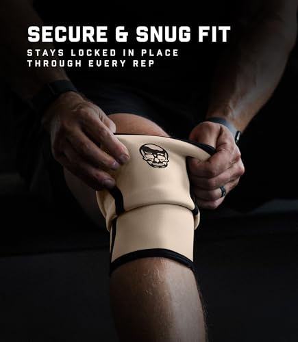 Image of Gymreapers 5MM Knee Sleeves for Weightlifting, Squats, Powerlifting, and Functional Training - Compression Knee Support for Men & Women - Joint Protection & Recovery - Pair