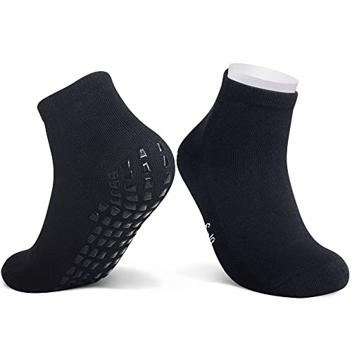 Grip Non Slip Socks For Kids(4-16 Years Old), Cushioned Sport Athletic Slipper Hospital Socks For Youth Boys & Girls4