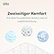 Hydro Snooze Wasser-Kühl- und Heizmatratzenauflage, Matratze Kühlung Bett-Pad für Nachtschweiß, ideal für heiße Schläfer, 15℃-55℃, Komfort für alle Jahreszeiten, 90cm x 200 cm, Single