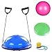 Balance Pack | Set di attrezzi per migliorare equilibrio, stabilità e propriocezione | Cuscino Propriocettivo + Palla Svizzera + Half Ball | Pilates Yoga Trainer Palestra Gym (Palla da 55 cm)