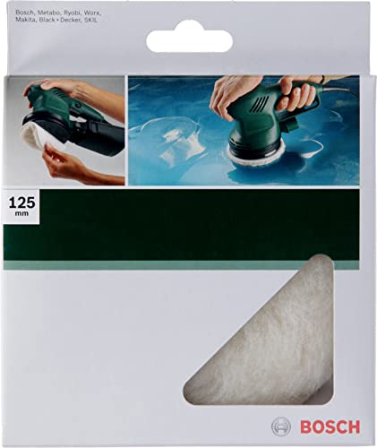 Bosch Lammwollhaube (Ø 125 mm, Klettsystem, Zubehör Exzenterschleifer)