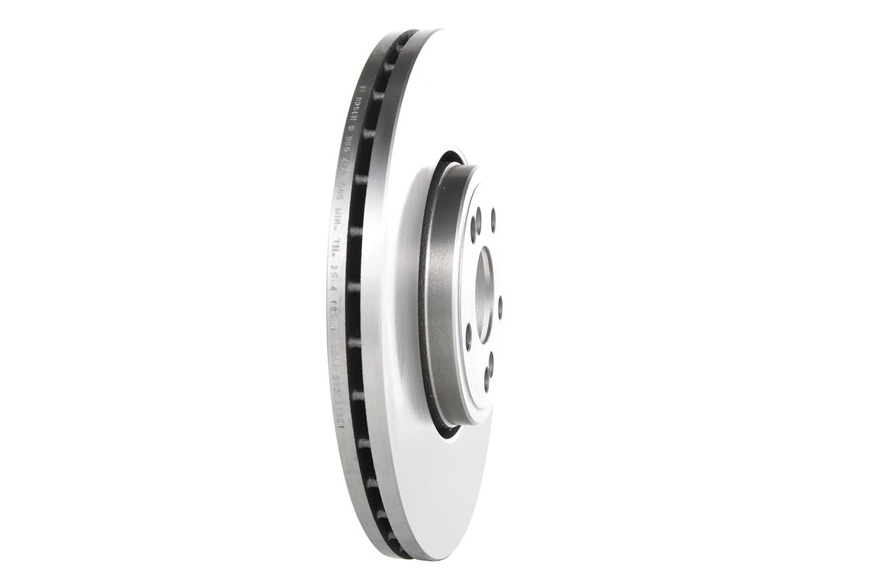 BOSCH Disco Freno BD1408 - Disco Freno Solido di 324mm - Asse Anteriore - Conforme al regolamento ECE-R90 - Lunga Durata, Anticorrosione Avanzata - 1 Disco