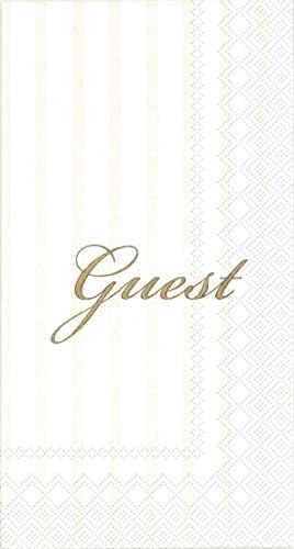 Lake Laugh Love Paper Guest Towels - Eco-Friendly 3-Ply Napkins For Parties