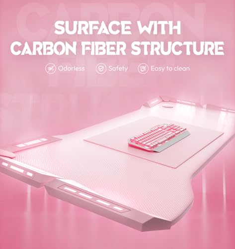 Image of Dowinx Gaming Table (Pink)