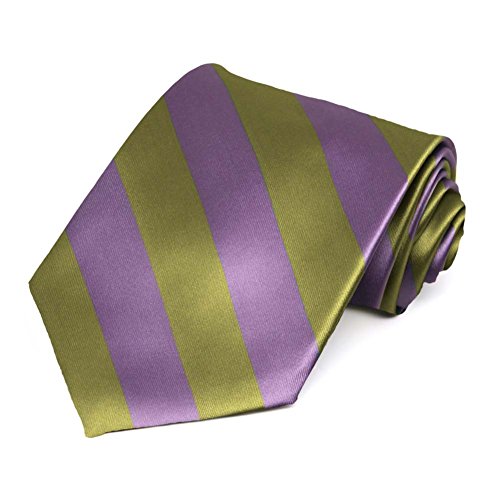 Image of tiemart Men's Striped Tie Standard Length