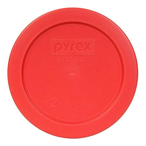 Pyrex (3) 7402-PC 6/7 Cup Fuchsia (3) 7201-PC 4 Cup Surf Blue (3) 7200-PC 2 Cup Red Replacement Food Storage Lids
