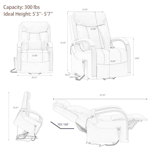 Sillón Plegable Marrón con Tela miniatura 2