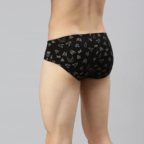 Image of Zoiro Men's Brief | Soft Band | Soft No-Marks Elastic | Breathable Innerwear | Pack of 1 | Color May Vary