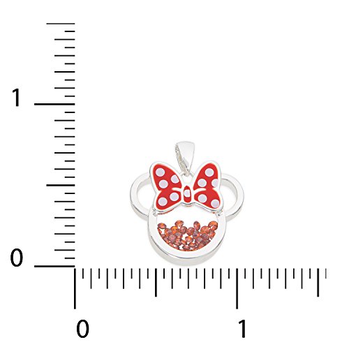 image for Disney Birthstone Women Jewelry Minnie Mouse Silver Plated January Gar