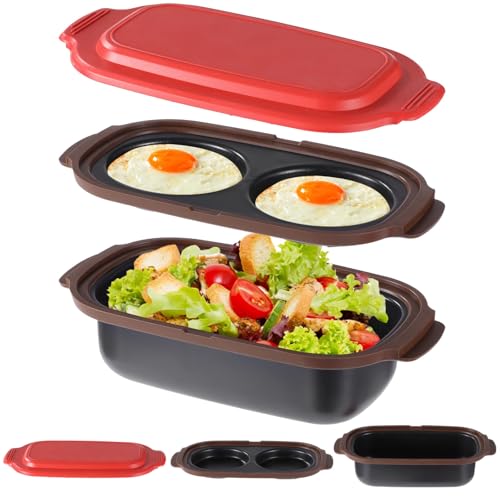 3-in-1 Microwave Egg Cooker and Grill Pan Set