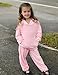 Arshiner Girls Velour 2 Pieces Tracksuits Outfits Athletic Hoodies Sweatshirts and Sweatpants Athletic Clothing Sets