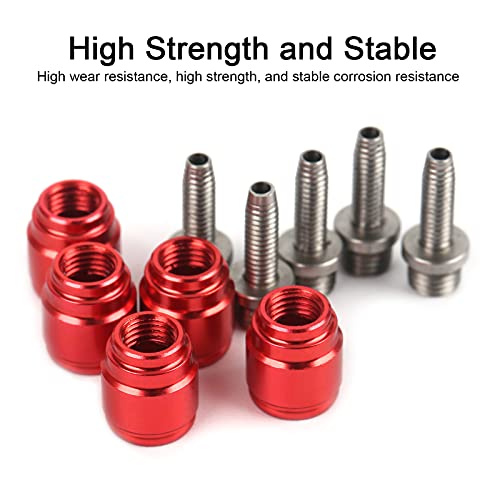 Brake Olive, Durable Aluminum Alloy and Stainless Steel Connecting Insert for Hydraulic Disc Brake Systems Cyclists and Mechanics - Image 4