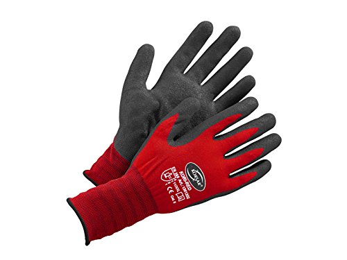 Korsar Lot de 12 paires de gants de protection pour le travail en nylon Taille XL