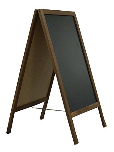 DWA Planche en Bois de Trottoir Ardoise Tableau Valeur - 100 cm x 60 cm Top Nouveau Vendeur! Code FL2!